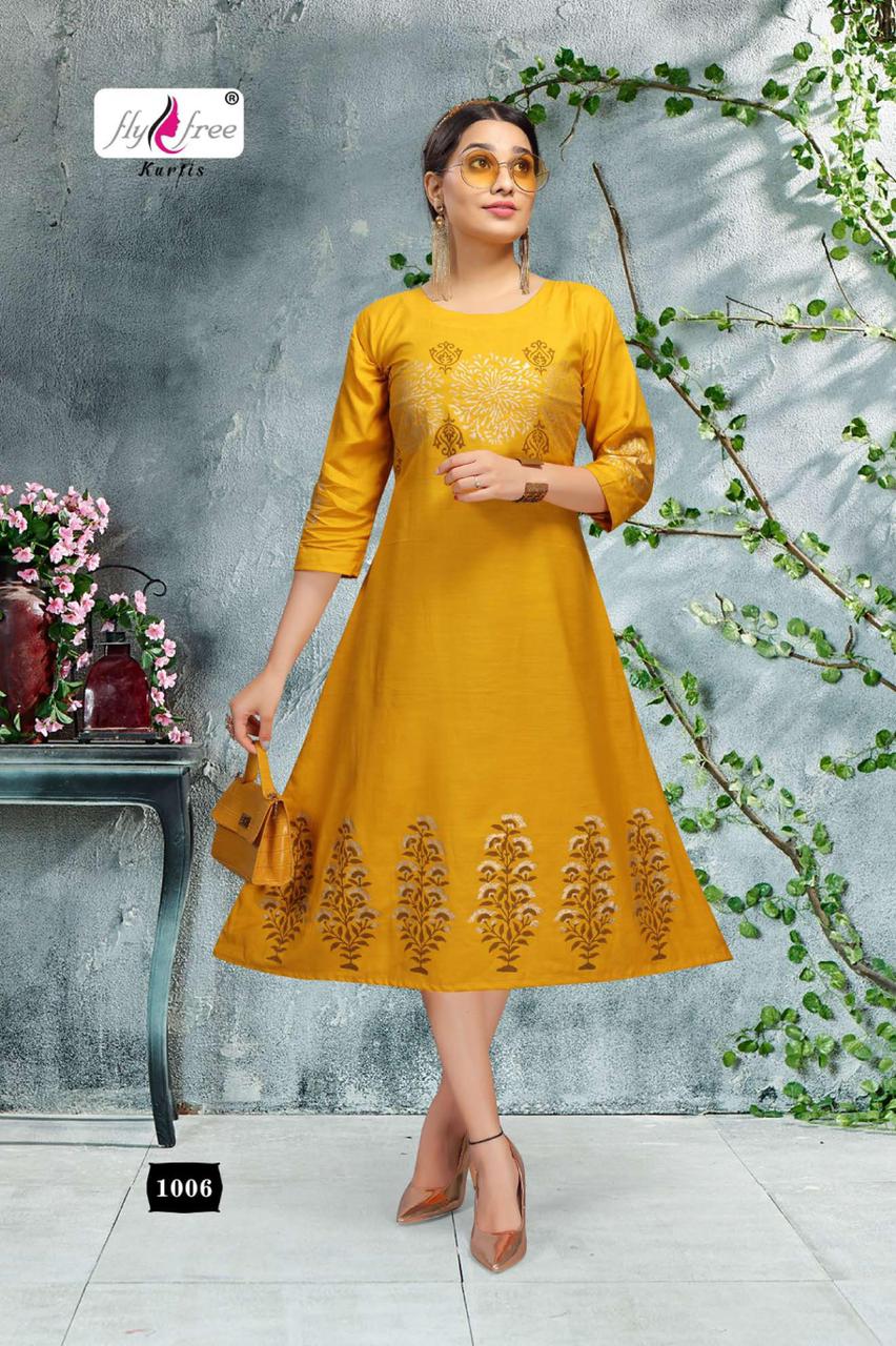 Fly Free Krisha 2 Fancy Ethnic Wear Designer Fancy Kurti Collection